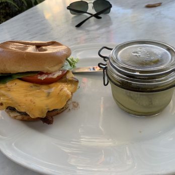 The Continental - Burgers with pickles for a side. Excellent burger! - Steakhouses Near Me - Naples, Florida The Continental - Burgers with pickles for a side. Excellent burger! - Steakhouses Near Me - Naples, Florida