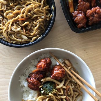Panda Cafe - House Special Lo Mein  Orange Flavored Chicken - Chinese Near Me - Manassas, Virginia