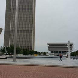 Looking Across the Fountain at the Empire State Plaza Concourse Looking Across the Fountain at the Empire State Plaza Concourse