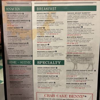 Phoebe's Diner - Menu as June 2025 page 1 - Breakfast & Brunch Near Me - Austin, Texas Phoebe's Diner - Menu as June 2025 page 1 - Breakfast & Brunch Near Me - Austin, Texas
