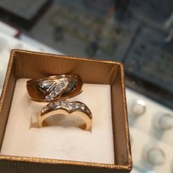 Otro set de anillos de 14k para otros amigos que se casaran proxima semana