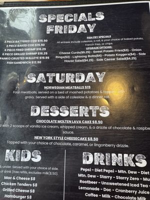 Menu photo 2 Viking Brew Pub Stoughton, WI