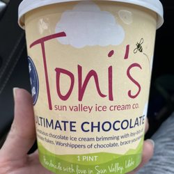 Toni's Sun Valley Ice Cream - Icy ice cream. Not creamy at all. Gross.