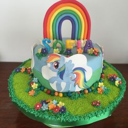 My Cakes Your Cakes - My little pony custom cake