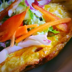 D'Lish - A very pleasant potato and chorizo tortilla for brunch. Lovely staff, though we had to wait a while for our food.