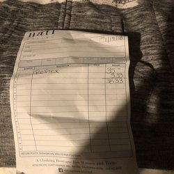 Nati - Receipt to prove it was only $35