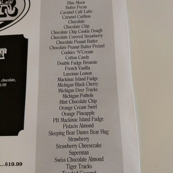 The Parlour of Jackson - The ice cream list. - Ice Cream & Frozen Yogurt Near Me - Jackson, Michigan The Parlour of Jackson - The ice cream list. - Ice Cream & Frozen Yogurt Near Me - Jackson, Michigan