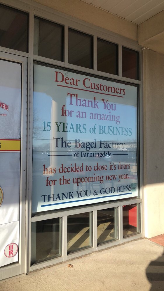 THE BAGEL FACTORY OF FARMINGDALE CLOSED 73 Photos & 113 Reviews