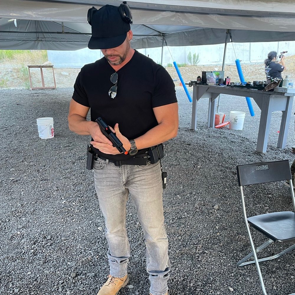 911 Academy - Jayce Venditti practicing with his airsoft. - Firearm Training Near Me - Dulzura, California 911 Academy - Jayce Venditti practicing with his airsoft. - Firearm Training Near Me - Dulzura, California
