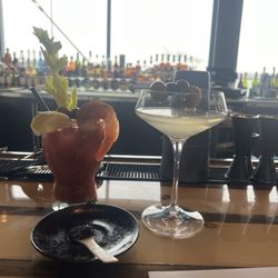 Day Line Rooftop Restaurant & Bar - Bloody Maria and a Dirty Queen