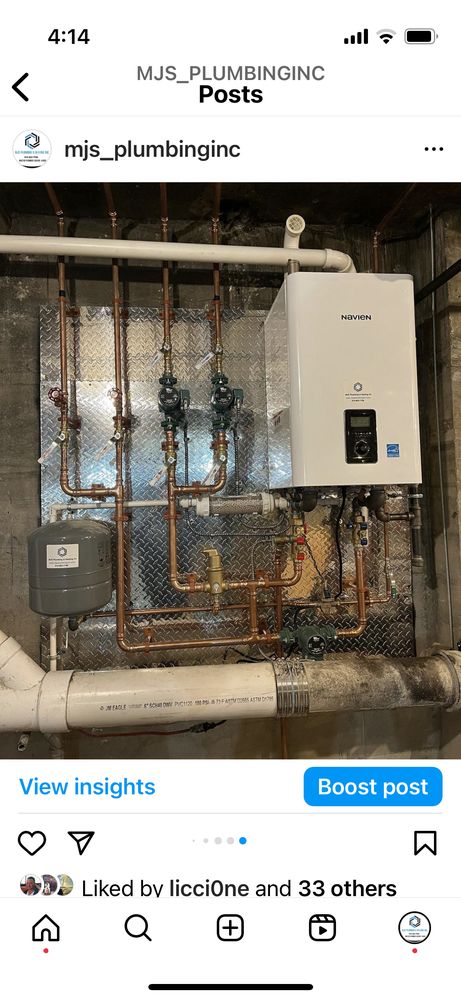Slide of MJS Plumbing & Heating