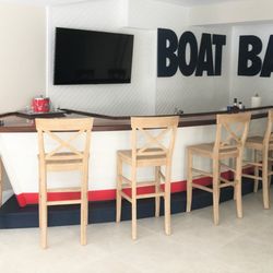 LOZ Home Services - Custom Boat Bar with working navigational lights