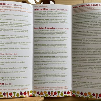 Zest - Menu - Juice Bars & Smoothies Near Me - Fairfield, New Jersey