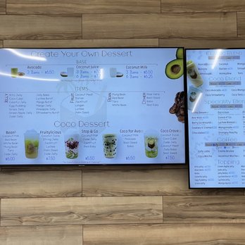 Coco3 - Menu as of 9/24/2021 - Bubble Tea Near Me - South San Francisco, California