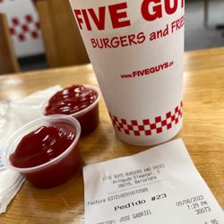 Five Guys - Dinner about to happen!