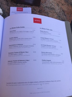 Menu photo 7 Al Porto Locarno, TI