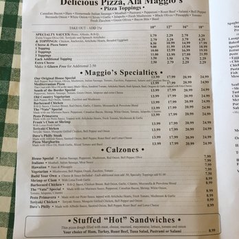 Maggio's Pizza - Inside menu - Pizza Near Me - Big Bear Lake, California Maggio's Pizza - Inside menu - Pizza Near Me - Big Bear Lake, California