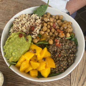 Café Blanc - Vegan Buddha bowl.  So fresh! - French Near Me - Paris, 75