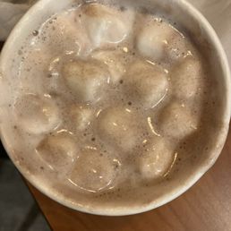Hot chocolate with marshmallows
