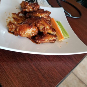 Cira’s Pizza - Teriyaki wings with Lemon Pepper and Celery/Carrots on side - Pizza Near Me - Friendswood, Texas Cira’s Pizza - Teriyaki wings with Lemon Pepper and Celery/Carrots on side - Pizza Near Me - Friendswood, Texas