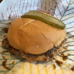 Triple O's - Black Pepper Burger. It is hard to make a nice looking black pepper burger?