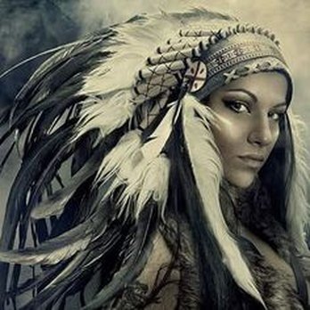 Sno Shack - a woman wearing a feather headdress - Food Trucks Near Me - Houston, Texas Sno Shack - a woman wearing a feather headdress - Food Trucks Near Me - Houston, Texas