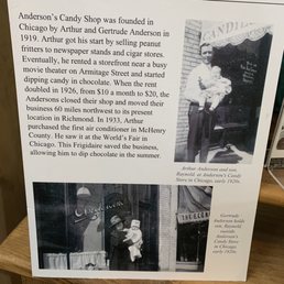 the history of anderson's candy shop