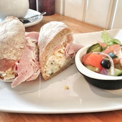 Piece - Ham, egg mayonnaise and cheese on ciabatta bread "bad boy"