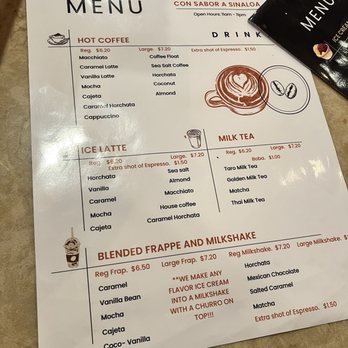 Con Sabor A Sinaloa - Menu - Desserts Near Me - Riverside, California