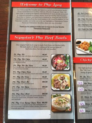 Menu photo 3 Pho Long Saint Louis, MO