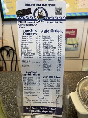 Menu photo 6 Tugboat Fish & Chips No 7 Citrus Heights, CA Menu photo 6 Tugboat Fish & Chips No 7 Citrus Heights, CA