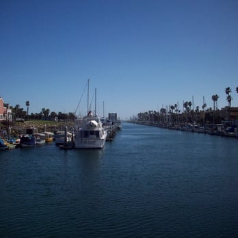 H.C. Seafood - View from behind the place looking down the small channel - Seafood Near Me - Oxnard, California