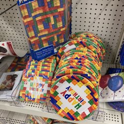 Dollar Tree - Lego birthday supplies