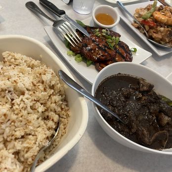Kabayan - L1. Garlic Rice, G6. Pork Barbecue, J7. Ginataang Langka, G3. Dinuguan - Filipino Near Me - Woodside, New York Kabayan - L1. Garlic Rice, G6. Pork Barbecue, J7. Ginataang Langka, G3. Dinuguan - Filipino Near Me - Woodside, New York