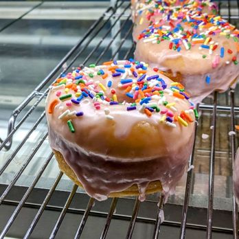 Next Dough Neighbor - Homer Simpson strawberry glazed - Donuts Near Me - Camas, Washington
