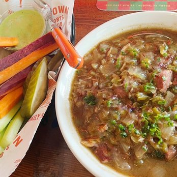 Uptown - Pickled veggies and gumbo! - Sports Bars Near Me - Austin, Texas Uptown - Pickled veggies and gumbo! - Sports Bars Near Me - Austin, Texas