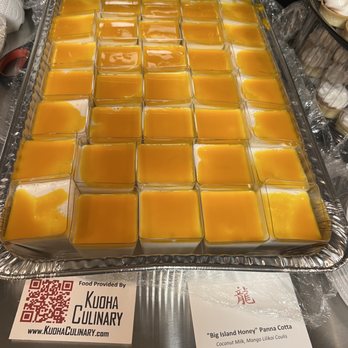 Kuoha Culinary - Big Island Honey Coconut Milk Panna Cotta - Caterers Near Me