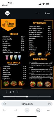 Menu photo 3 T2 Sushi & Asian Fresh Phoenix, AZ