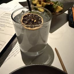 Spicy ube yuzu margarita