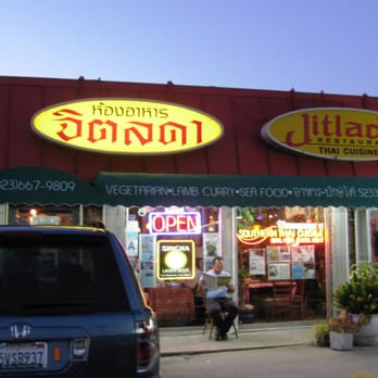 Jitlada - the front of the restaurant at night - Thai Near Me - Los Angeles, California