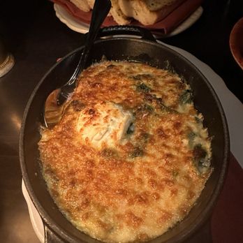 Trivoli Tavern - Artichoke appetizer dip with garlic bread - American Near Me - Chicago, Illinois Trivoli Tavern - Artichoke appetizer dip with garlic bread - American Near Me - Chicago, Illinois