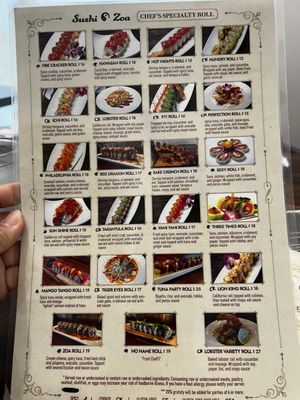 Menu photo 7 Sushi Zoa Hutto, TX