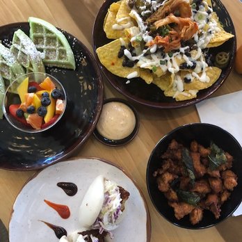 Budacai - Waffle, Katsu Buns, Popcorn Chicken, Bulgogi Nachos - Asian Fusion Near Me - Raleigh, North Carolina