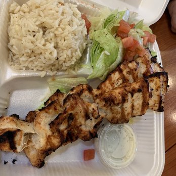 Chicken Maison - 2 skewers (chicken) special. - Middle Eastern Near Me - Redondo Beach, California