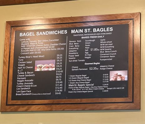 Menu photo 3 Main Street Bagels San Jose, CA Menu photo 3 Main Street Bagels San Jose, CA