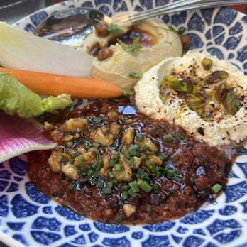 Aba - Hummus sampler - Mediterranean Near Me - Austin, Texas