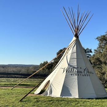 William Chris Vineyards - Teepee - Wineries Near Me - Hye, Texas William Chris Vineyards - Teepee - Wineries Near Me - Hye, Texas