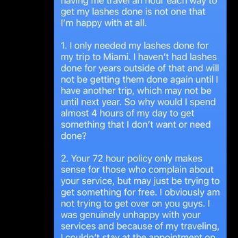 LA LA LASH - Me explaining my circumstances to James, the manager - Eyelash Service Near Me - Atlanta, Georgia LA LA LASH - Me explaining my circumstances to James, the manager - Eyelash Service Near Me - Atlanta, Georgia