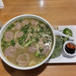 Beef meatball curry pho Beef meatball curry pho