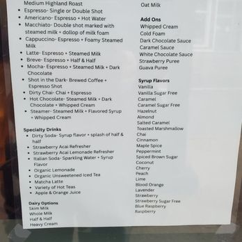 Lake & Latte - Menu - Coffee & Tea Near Me - Onekama, Michigan Lake & Latte - Menu - Coffee & Tea Near Me - Onekama, Michigan